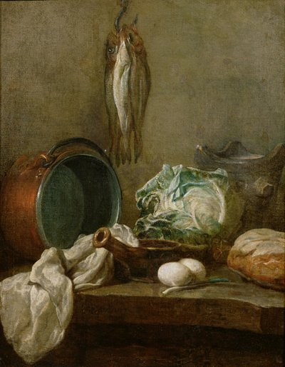 Stillleben, ca. 1731-33 von Jean Baptiste Simeon Chardin